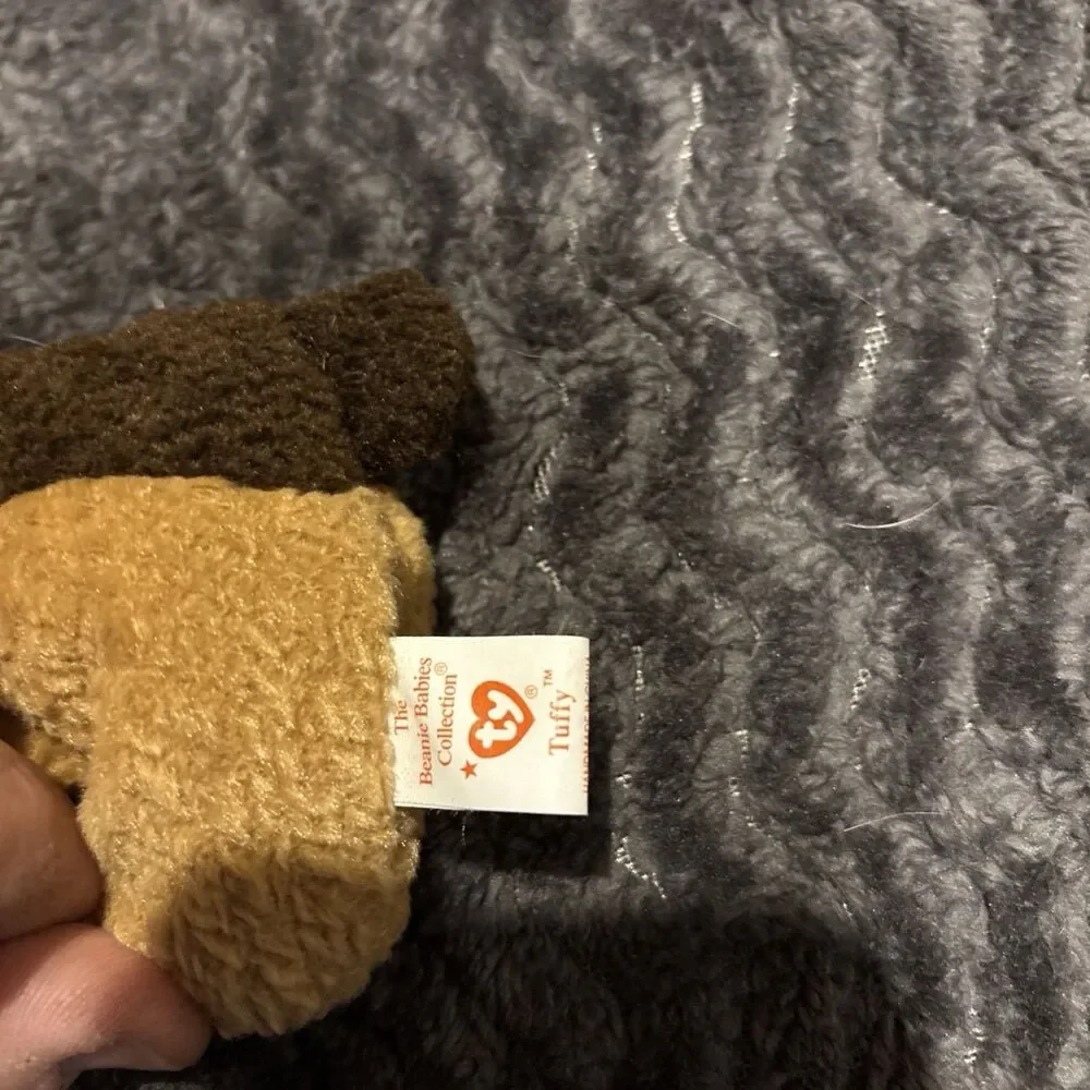 Ty Beanie Babies Lot of 4 Hope, Tuffy, Roam, Bruno